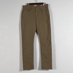 Flint And Tinder Pants Mens 33x32 Brown 365 Everyday Slim Fit Prep Huckberry